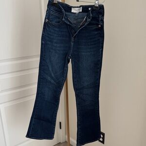 Dear John Dark Blue High Rise Jeans cropped flare - brand new without tags!